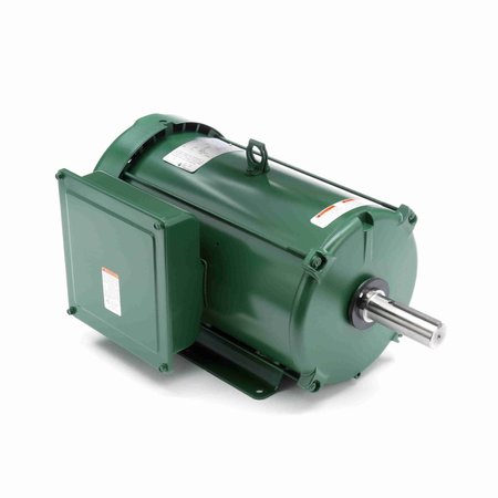 LEESON Crop Dryer Motor, 10 HP, 1 Ph, 60 Hz, 230 V, 1800 RPM, 215TZ Frame, TEFC 141311.00